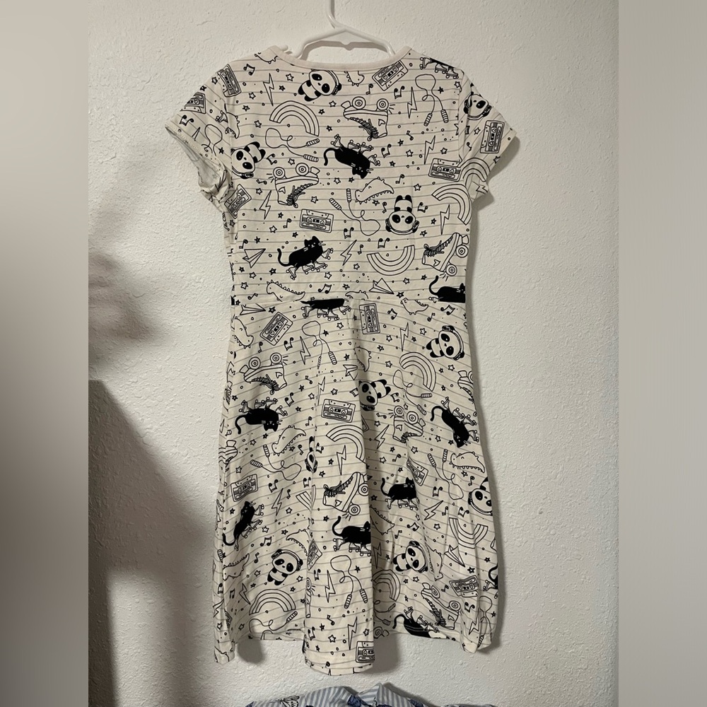 Wonder Nation Girls Short Sleeve Dress size M 7-8